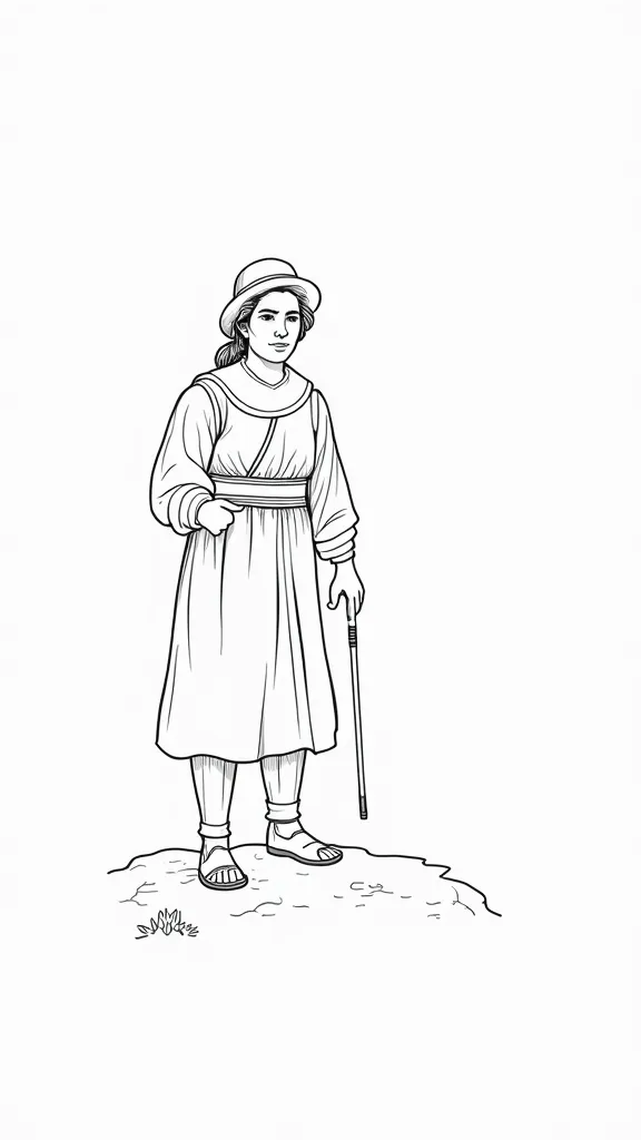 coloring pages of pilgrims and indians